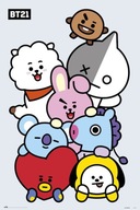 Plagát s postavičkami Bangtan Boys BTS BT21 61x91,5 cm