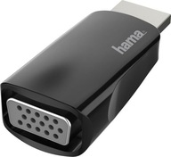 AV adaptér Hama HDMI - D-Sub (VGA) čierny (0020034