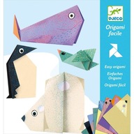 Djeco karty origami polárne zvieratká vyrobené z papiera