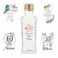 25 ks 100 ml Moskovské sklenené fľaše na vodku a džúsy 25 ks 100 ml Moskovské sklenené fľaše na vodku a džúsy