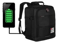 PETERSON veľký turistický batoh cestovná batožina do lietadla 40x30x20 USB PETERSON veľký turistický batoh cestovná batožina do lietadla 40x30x20 USB