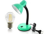 Moderná školská lampa na stôl + 4W žiarovka E27 Moderná školská lampa na stôl + 4W žiarovka E27