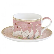 Porcelánová šálka s podšálkou 240 ml svetloružová Porcelánová šálka s podšálkou 240 ml svetloružová