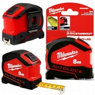 MILWAUKEE MEASURE ROLLED AUTOLOCK 25mm 8m MILWAUKEE MEASURE ROLLED AUTOLOCK 25mm 8m