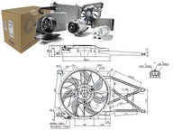 VENTILÁTOR RADIÁTORA (S POUZDROM) OPEL ASTRA G, AST VENTILÁTOR RADIÁTORA (S POUZDROM) OPEL ASTRA G, AST