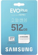 Pamäťová karta SAMSUNG EVO+ 512GB micro SD 100MB/s
