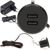 ZAHRNUTÁ USB NABÍJAČKA SKRYTÁ V VRCHNE 3,4A 1,8m ZAHRNUTÁ USB NABÍJAČKA SKRYTÁ V VRCHNE 3,4A 1,8m