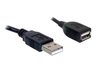 D PREdlžovací kábel USB 2.0 AM-AF 15cm dlhý ČIERNY KÁBEL D PREdlžovací kábel USB 2.0 AM-AF 15cm dlhý ČIERNY KÁBEL