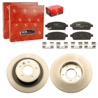 DISK TRW + DESTIČKY ZADNÉ OPEL AMPER CASCADA 2011-19
