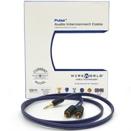 Wireworld Pulse 1xMiniJack-2RCA - 1,5m Wireworld Pulse 1xMiniJack-2RCA - 1,5m