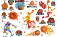 Umývateľné tetovanie pre deti BASKETBAL CG303 Umývateľné tetovanie pre deti BASKETBAL CG303