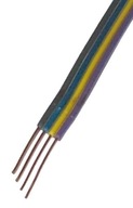 Kábel YTDWYd 4x0,5mm (7) Farba pásky 10m