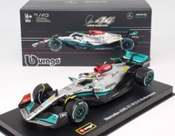Auto F1 Mercedes W13 Hamilton HELMET BBurago 1:43 Auto F1 Mercedes W13 Hamilton HELMET BBurago 1:43
