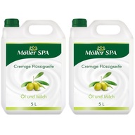 KRÉMOVÉ TEKUTÉ MYDLO MLIEKO & OLIVOVÉ 2 x 5L = 10L KRÉMOVÉ TEKUTÉ MYDLO MLIEKO & OLIVOVÉ 2 x 5L = 10L