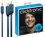 Audio Jack 3,5mm kábel - 2xRCA CLICKTRONIC 15m