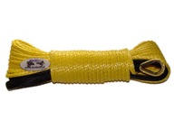 Syntetické lano 6mm na navijak, žlté, 15m