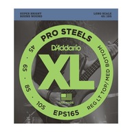 D'Addario EPS165 ProSteels Bass Custom Light struny 45-105 Long Scale D'Addario EPS165 ProSteels Bass Custom Light struny 45-105 Long Scale