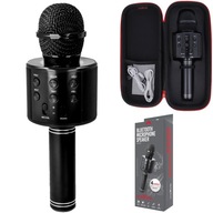 Karaoke mikrofónový reproduktor s puzdrom, modulácia hlasu