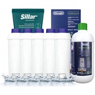 5x VODNÝ FILTER + DeLonghi ODVÁPŇOVAČ 500ml SET 5x VODNÝ FILTER + DeLonghi ODVÁPŇOVAČ 500ml SET