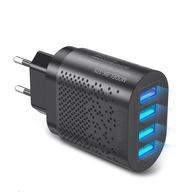 Rýchla nabíjačka 4xUSB univerzálna 48W 12V QC3.0 Rýchla nabíjačka 4xUSB univerzálna 48W 12V QC3.0