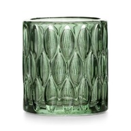 Sklenený svietnik, vzor Fľaša Green, 9x9,5cm Sklenený svietnik, vzor Fľaša Green, 9x9,5cm