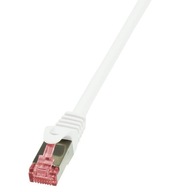 Patchcord LogiLink CQ2121S CAT.6 S/FTP 30m, biely Patchcord LogiLink CQ2121S CAT.6 S/FTP 30m, biely