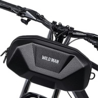 Taška na rám bicykla WILDMAN X9, držiak na bicykel, čierna/čierna Taška na rám bicykla WILDMAN X9, držiak na bicykel, čierna/čierna