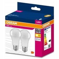 2 x Osram LED žiarovka Hodnota 13W = 100W E27 3000K