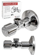 KOMPAKTNÝ UHOLOVÝ UZÁVACÍ VENTIL PRE PRIPOJENIE K PÁSKOM 1/2x3/8 SCHELL KOMPAKTNÝ UHOLOVÝ UZÁVACÍ VENTIL PRE PRIPOJENIE K PÁSKOM 1/2x3/8 SCHELL
