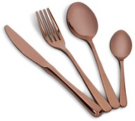 Súprava príborov Zwieger Vesper Coppery 24 kusov Leštená oceľ, medený výbrus Súprava príborov Zwieger Vesper Coppery 24 kusov Leštená oceľ, medený výbrus