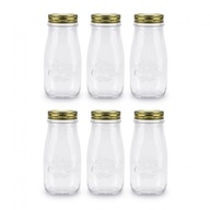 BORMIOLI ROCCO sklenené fľaše s uzáverom 0,4l 6x