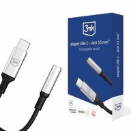 3MK adaptér USB-C - Jack 3,5 mm čierno/čierny 3MK adaptér USB-C - Jack 3,5 mm čierno/čierny