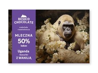 Ugandská mliečna čokoláda 50% s vanilkou Ugandská mliečna čokoláda 50% s vanilkou