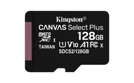 Pamäťová karta Kingston Canvas Select Plus SDCS2/128GB s adaptérom (128GB; C