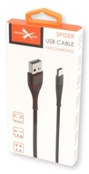 Spider USB-C kábel 1,5 m 3A pre napájanie Raspberry Pi