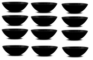 LIKE BOSS BLACK 12 x MISKA NA ŠALÁT 18 CM MISKA LIKE BOSS BLACK 12 x MISKA NA ŠALÁT 18 CM MISKA