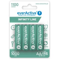 everActive Infinity Line batérie pripravené na použitie R06/AA 1100mAh everActive Infinity Line batérie pripravené na použitie R06/AA 1100mAh