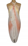Bavlnená letná šatka pareo sarong na pláž so strapcami 184 x 92 Bavlnená letná šatka pareo sarong na pláž so strapcami 184 x 92