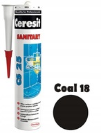 COAL Sanitárny silikón 280 ml CS25 Ceresit COAL Sanitárny silikón 280 ml CS25 Ceresit