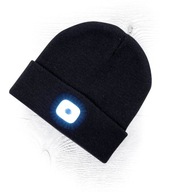 Zimná čiapka s USB LED baterkou 3 režimy svietenia Teplá univerzálna Zimná čiapka s USB LED baterkou 3 režimy svietenia Teplá univerzálna