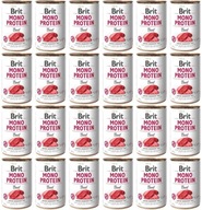 Brit Mono Protein Hovädzie 24 x 400 g Brit Mono Protein Hovädzie 24 x 400 g