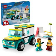 SÚPRAVA ZÁCHRANNEJ A SNOWBOARDEROVEJ SÚPRAVY LEGO CITY BLOKUJE 79 PRVKOV SÚPRAVA ZÁCHRANNEJ A SNOWBOARDEROVEJ SÚPRAVY LEGO CITY BLOKUJE 79 PRVKOV