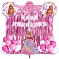 Súprava balónov pre bábiky Barbie Moje 3. narodeniny Banner Súprava balónov pre bábiky Barbie Moje 3. narodeniny Banner