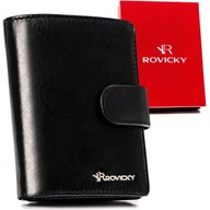 Rovicky klasická pánska peňaženka z prírodnej kože RFID ako darček