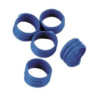 Špirálová kravata pre hydinu, 16 mm, modrá, 20 str