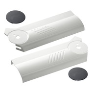 Veľké zátky BLUM AVENTOS HF 20F8020 biela/inox Veľké zátky BLUM AVENTOS HF 20F8020 biela/inox