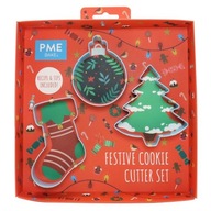 Festive Cookie formičky na vianočné pečivo - PME - 3 ks. Festive Cookie formičky na vianočné pečivo - PME - 3 ks.