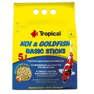 TROPICAL KOI GOLDFISH BASIC STICKS 5L / 400G krmivo