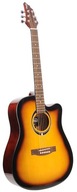 Akustická gitara FLYCAT C100 TSB SUNBURST CUTAWAY