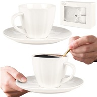 Darčeková súprava 2x porcelánová šálka a podšálka VIVA kávová súprava Darčeková súprava 2x porcelánová šálka a podšálka VIVA kávová súprava